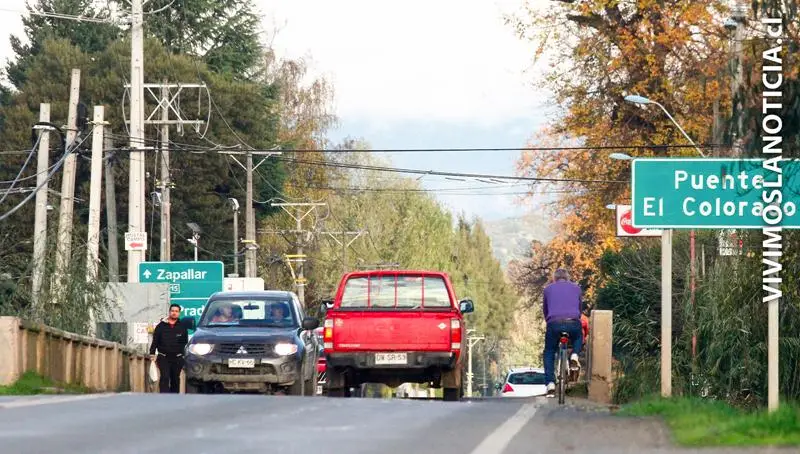 Confirman operatividad del Puente Colorado de Curicó