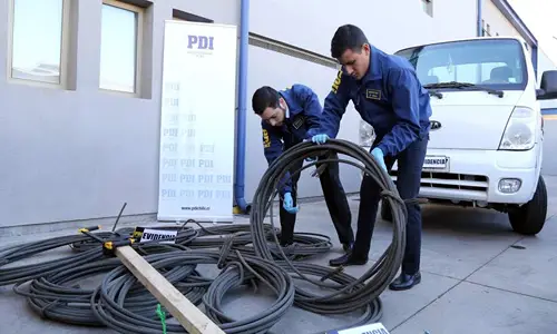 En prisión quedó ladrón de cables pertenecientes a la empresa EFE