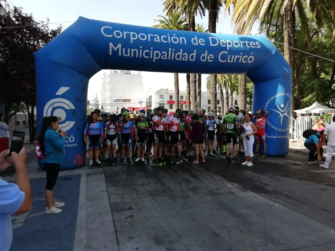 Exitosa jornada de Patín Carrera se llevó a cabo en Curicó