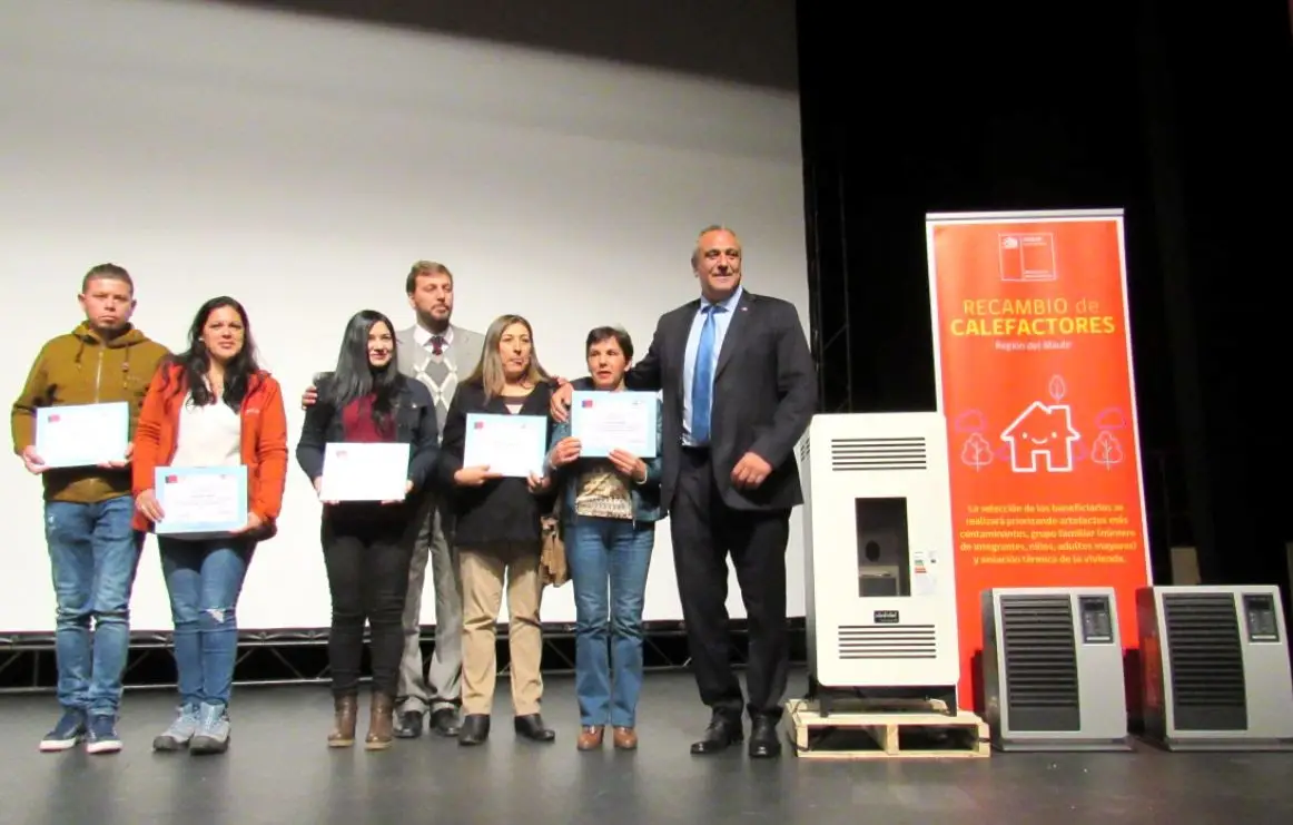 880 hogares de la Provincia de Curicó fueron beneficiados con el Recambio de Calefactores