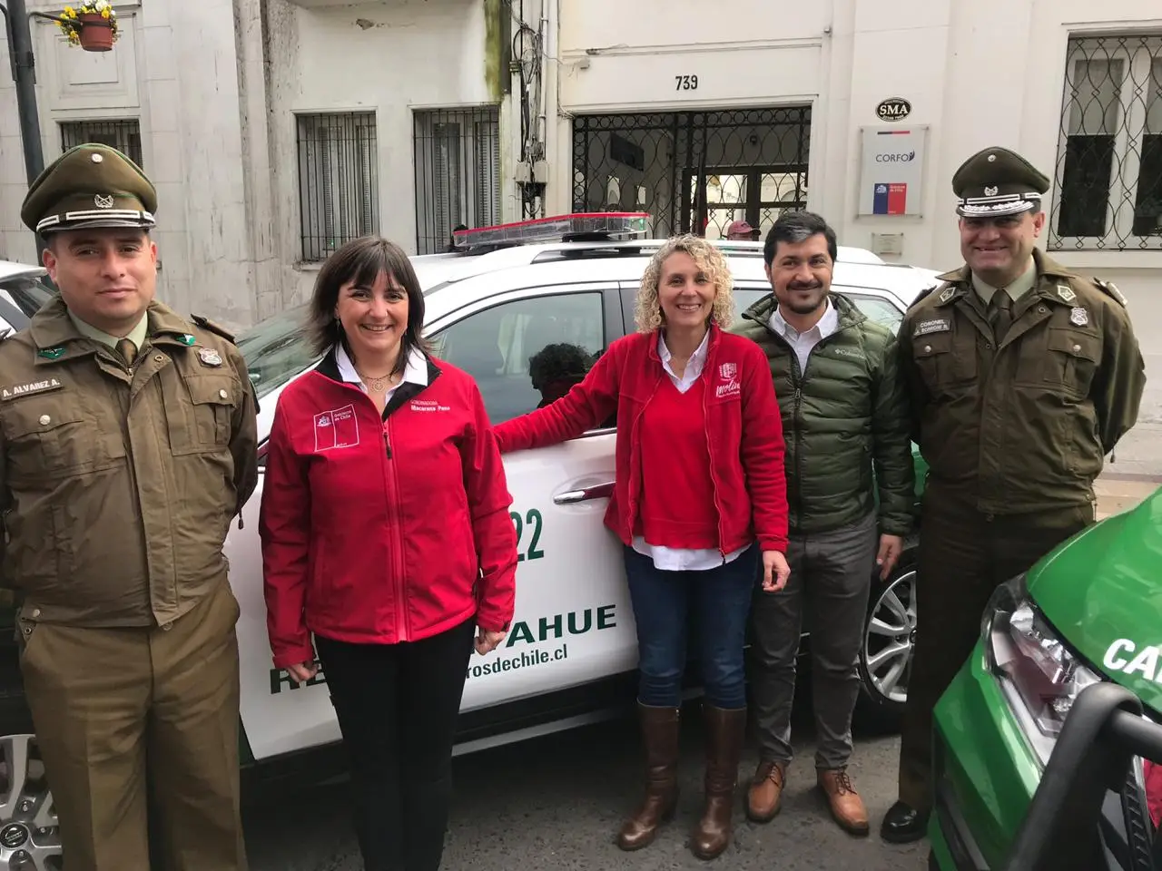 Carabineros de Molina recibieron dos vehículos para sectores de Radal e Itahue