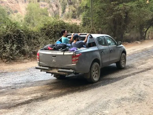 Ordenan evacuación preventiva de Radal por incendio forestal