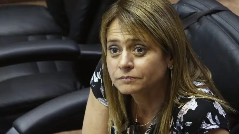 Jacqueline Van Rysselberghe lamentó haber sesionado “en cama y con una copa de vino”