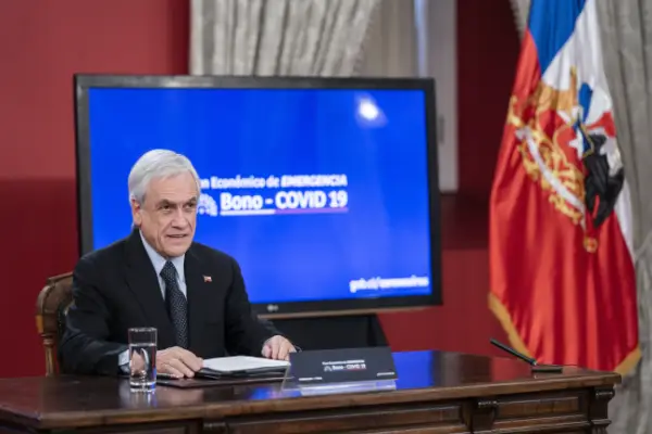 Presidente Piñera promulgó ley "Bono Covid-19" para familias y Pymes