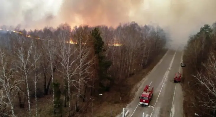 Alerta mundial en Chernobyl: los incendios se acercan a los residuos radiactivos