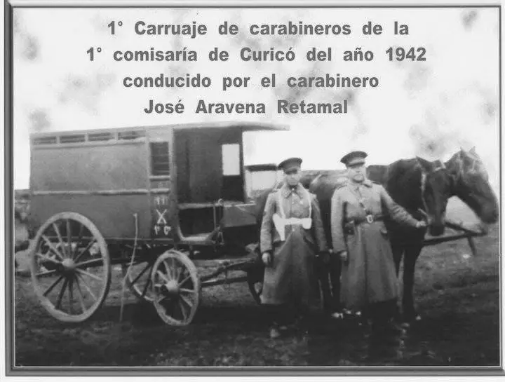 “La Margarita”: el primer carro de Carabineros en Curicó