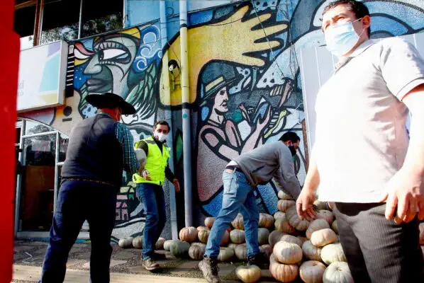 Terminal de Buses de Curicó donó 13 mil kilos de alimentos a cocinas solidarias