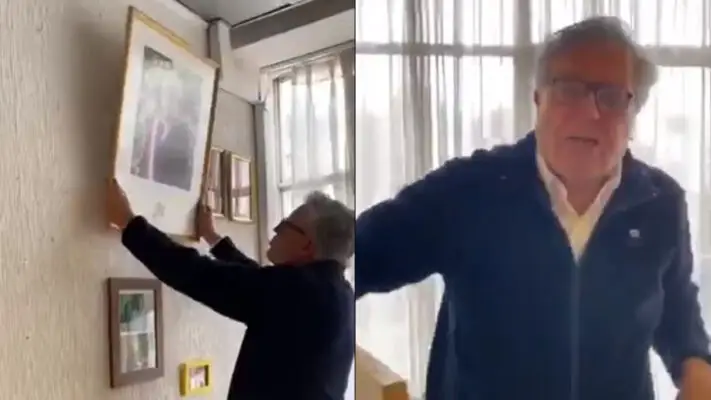 "Déjalo por allá": Alcalde de Rancagua retira cuadro de Sebastián Piñera de su oficina