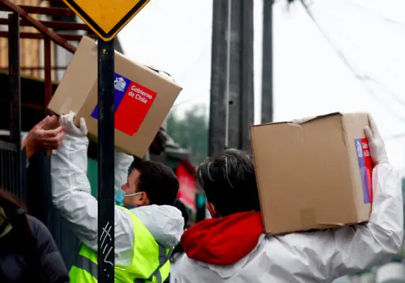 Este jueves comenzará entrega de nueva remesa de cajas de alimentos en Curicó