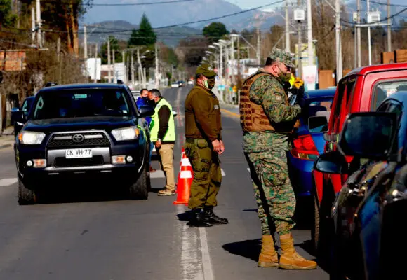 Gran aumento en número de detenidos en Curicó por no acatar toque de queda