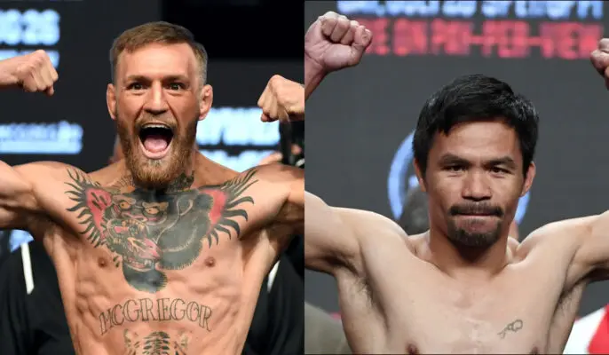 McGregor anunció una pelea contra Pacquiao