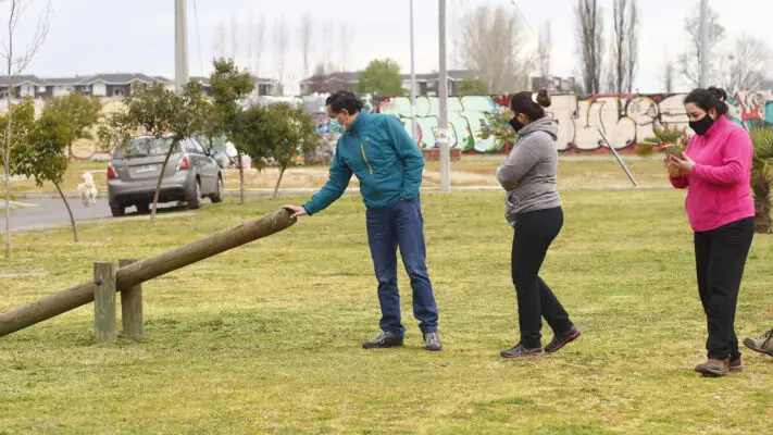 Comenzó remodelación de área verde y multicancha en Villa Don Sebastián de Curicó