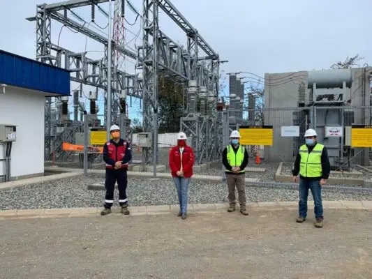 Desarrollan mejoras en obras de transmisión y distribución en ampliación de Subestación Panimávida