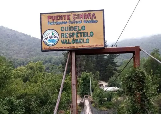 Municipio de Romeral prepara arreglos en dañado Puente Cimbra en Los Queñes