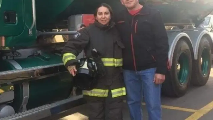Intensa búsqueda de voluntaria de bomberos que habría caído al río en Los Queñes