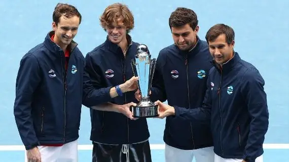 Rusia se consagró campeón de la ATP Cup por primera vez tras vencer a Italia