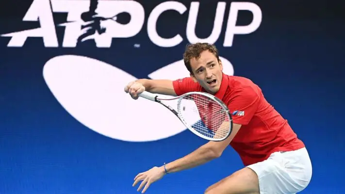 Daniil Medvedev y Andrey Rublev le dieron la victoria a Rusia frente a Argentina