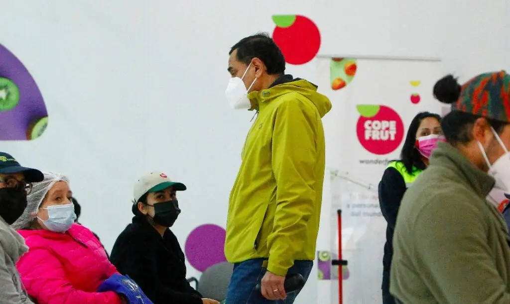 Avanza vacunación para trabajadores de empresas agrícolas y frutícolas de Curicó