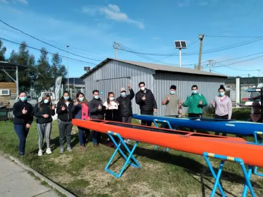 Modernas embarcaciones entregó el IND a equipo juvenil de canotaje de Constitución