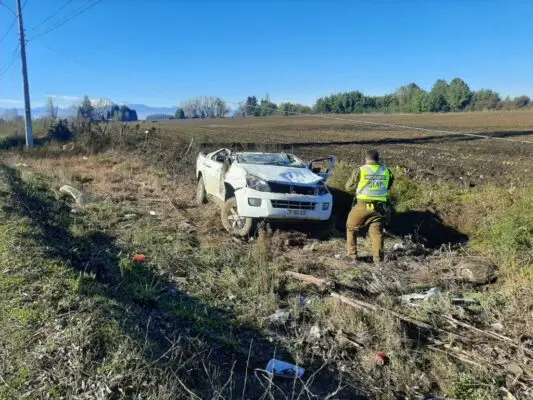 Alcalde de Coihueco está grave tras protagonizar accidente automovilístico