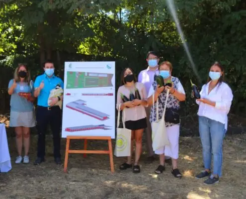 Municipio destacó granja educativa agroecológica en Convento Viejo