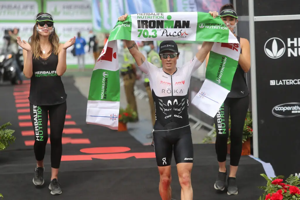 Español Gómez Noya se quedó con el Ironman 70.3 de Pucón