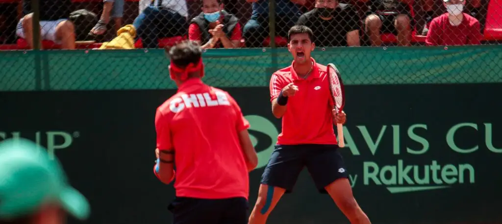 Chile gana la serie tras vencer en dobles a Eslovenia por Copa Davis