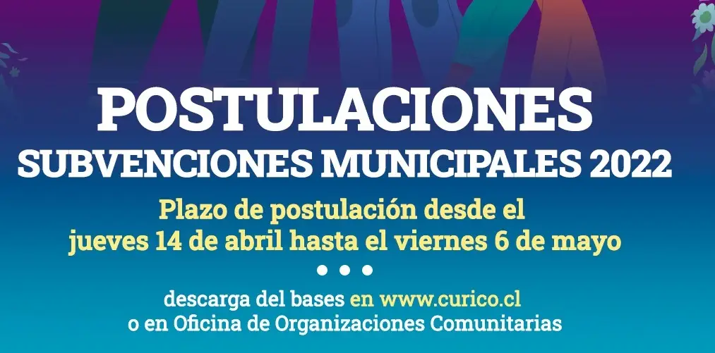 Dideco Curicó inició postulación a subvenciones municipales 2022