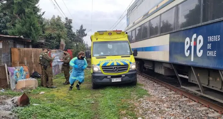 Falleció hombre atropellado por tren de pasajeros