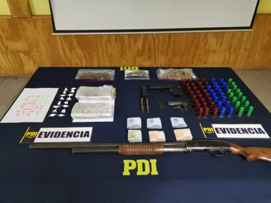Tribunal dejó en prisión preventiva a banda de Teno dedicada al tráfico de drogas
