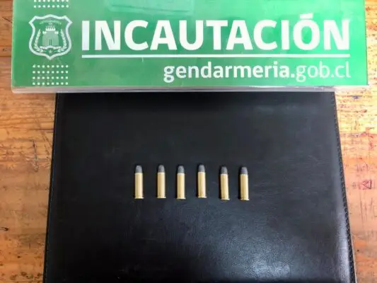 Lanzan carta y municiones dirigidos a interno de la cárcel de Curicó
