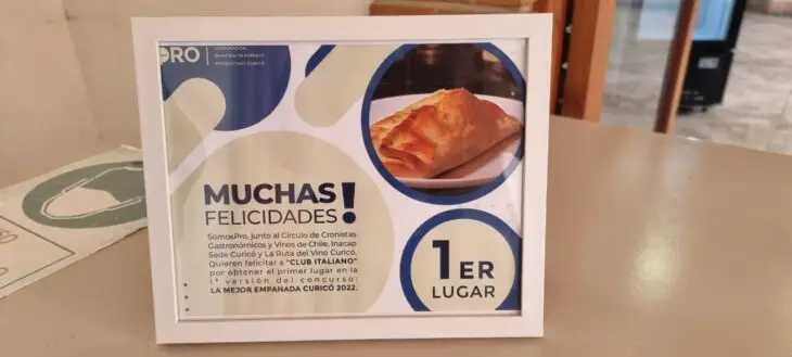 Visitamos el Club Italiano:  Local que ganó el premio a la “Mejor Empanada” de Curicó