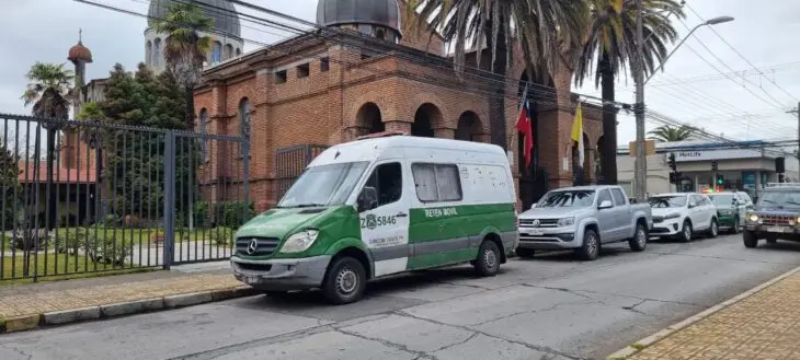 Roban custodio de capilla ubicada a un costado de la Iglesia La Merced
