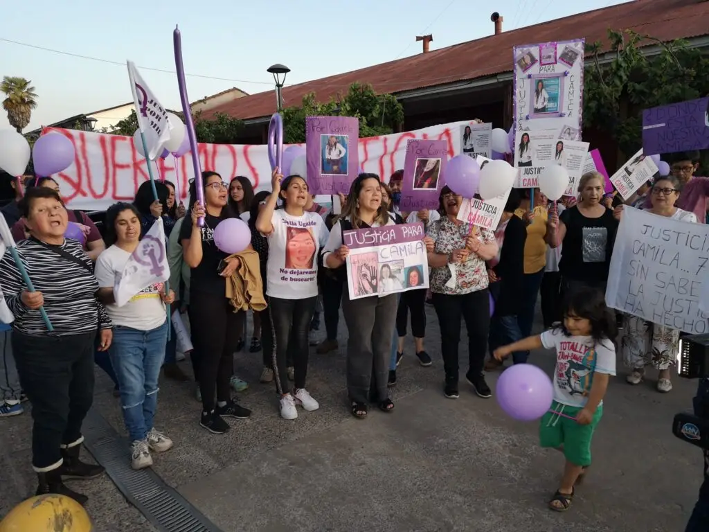 Familiares de joven de Romeral desaparecida marcharon para exigir detención de sospechoso