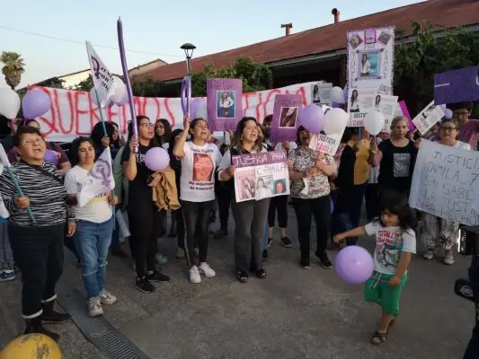 Familiares de joven de Romeral desaparecida marcharon para exigir detención de sospechoso