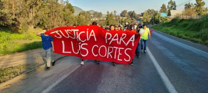 Masiva manifestación por muerte de ciclista adulto mayor en Hualañé