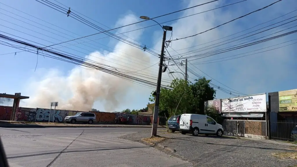 Investigan quema intencional de pastizales en sitios eriazos de Curicó