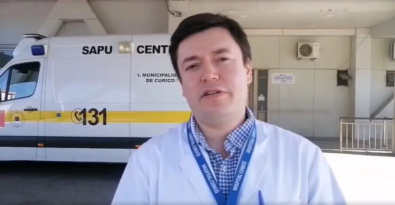 Dr. Leonidas Rojas asumió como nuevo jefe de la unidad de emergencias del Hospital de Curicó