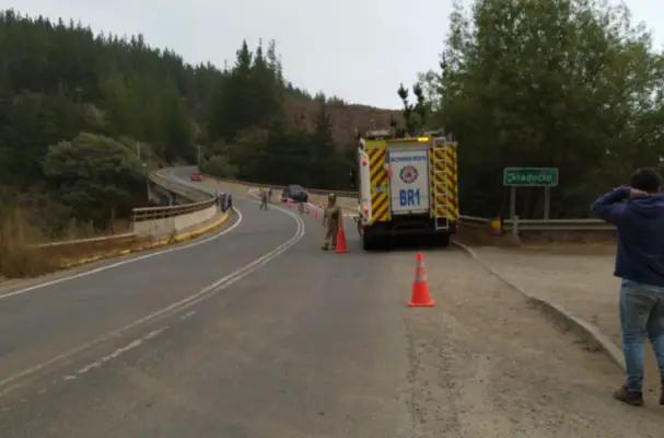 Adolescente de 15 años murió tras caer desde Puente Viaducto en Pelluhue