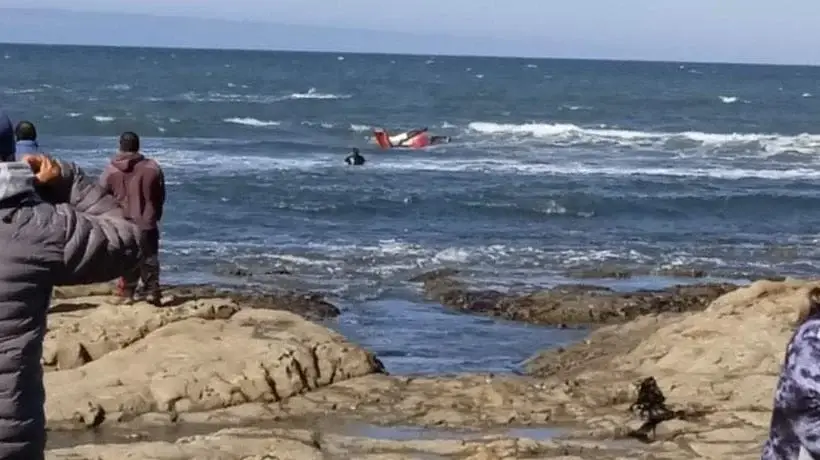 Avión cae al mar en Isla Mocha y deja cuatro personas muertas