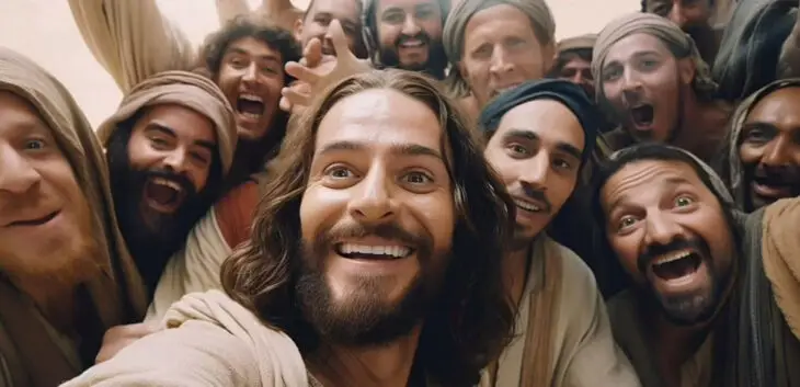 Inteligencia Artificial: ¿Cómo sería una selfie de Jesús en la Última Cena?