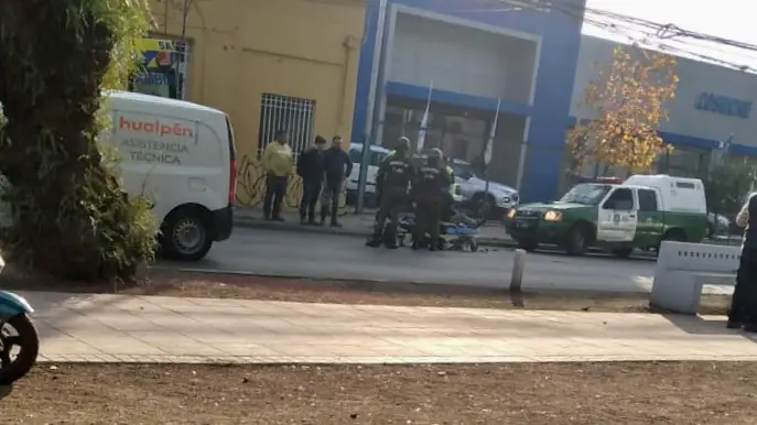 Trabajadores fueron agredidos mientras reforestaban la Alameda de Curicó