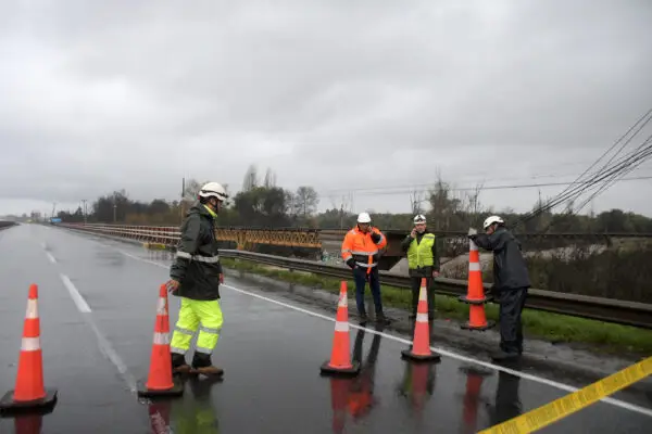 Habilitan puente Lircay en la Ruta 5 Sur de manera parcial