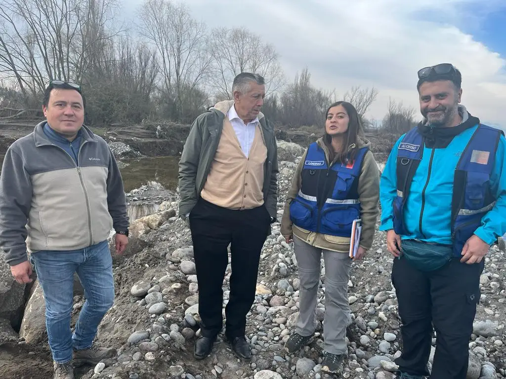 Municipio de Rauco anunció inicio de trabajos de enrocado en borde del río Teno