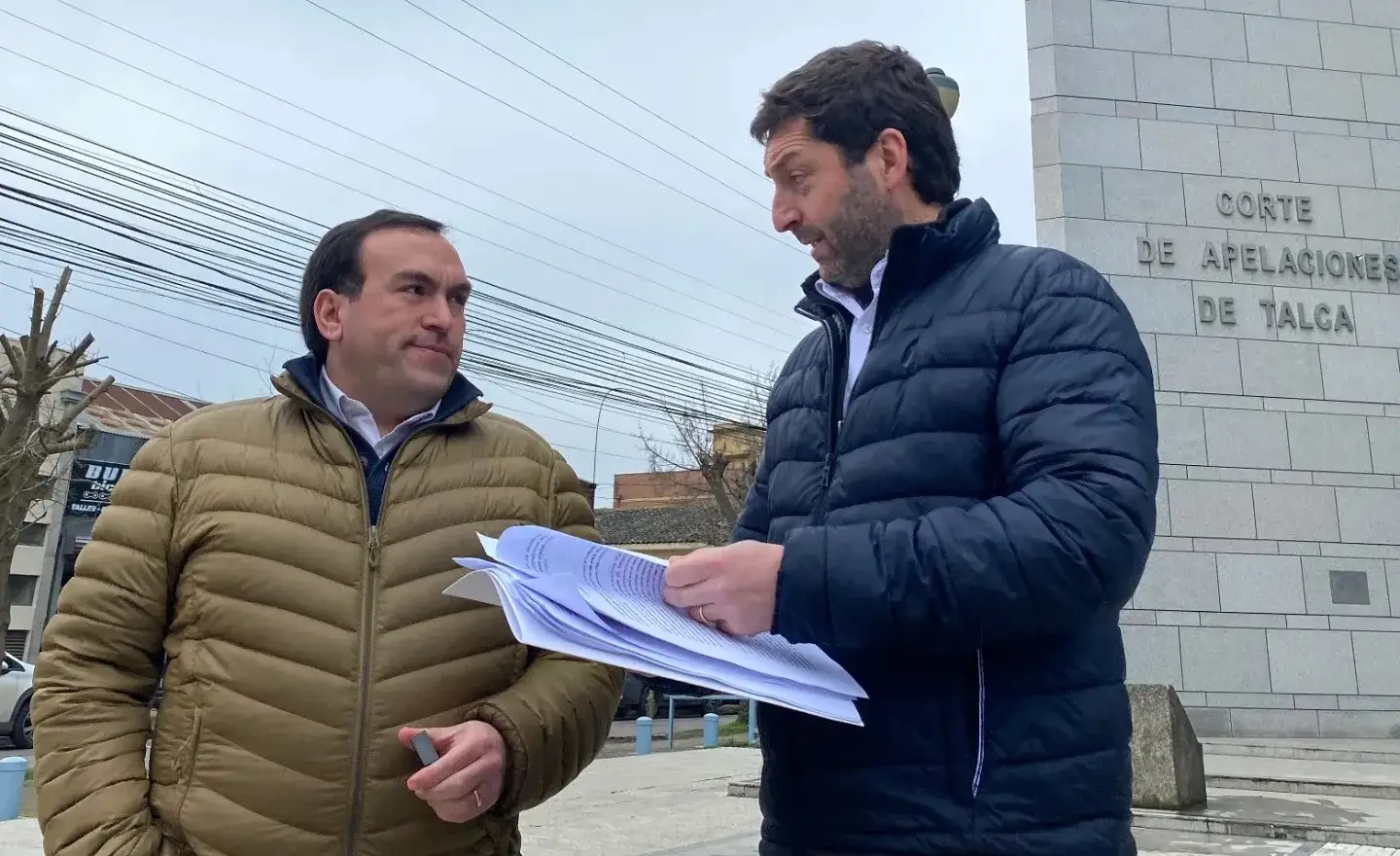 Diputados Donoso y Coloma presentan querella por caso Fundaciones en la Región del Maule