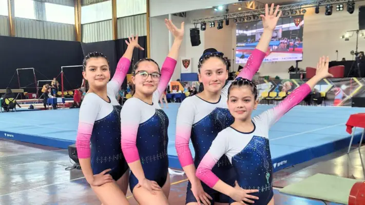 Gimnastas del club Estrella Curicó destacaron en el Campeonato Nacional