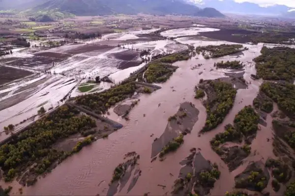 Declaran Alerta Roja en toda la región de Ñuble por amenaza de desbordes y aluviones