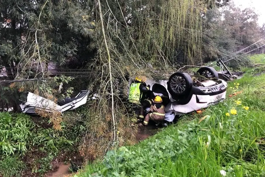 Médico curicano sufrió grave accidente de tránsito en Chimbarongo