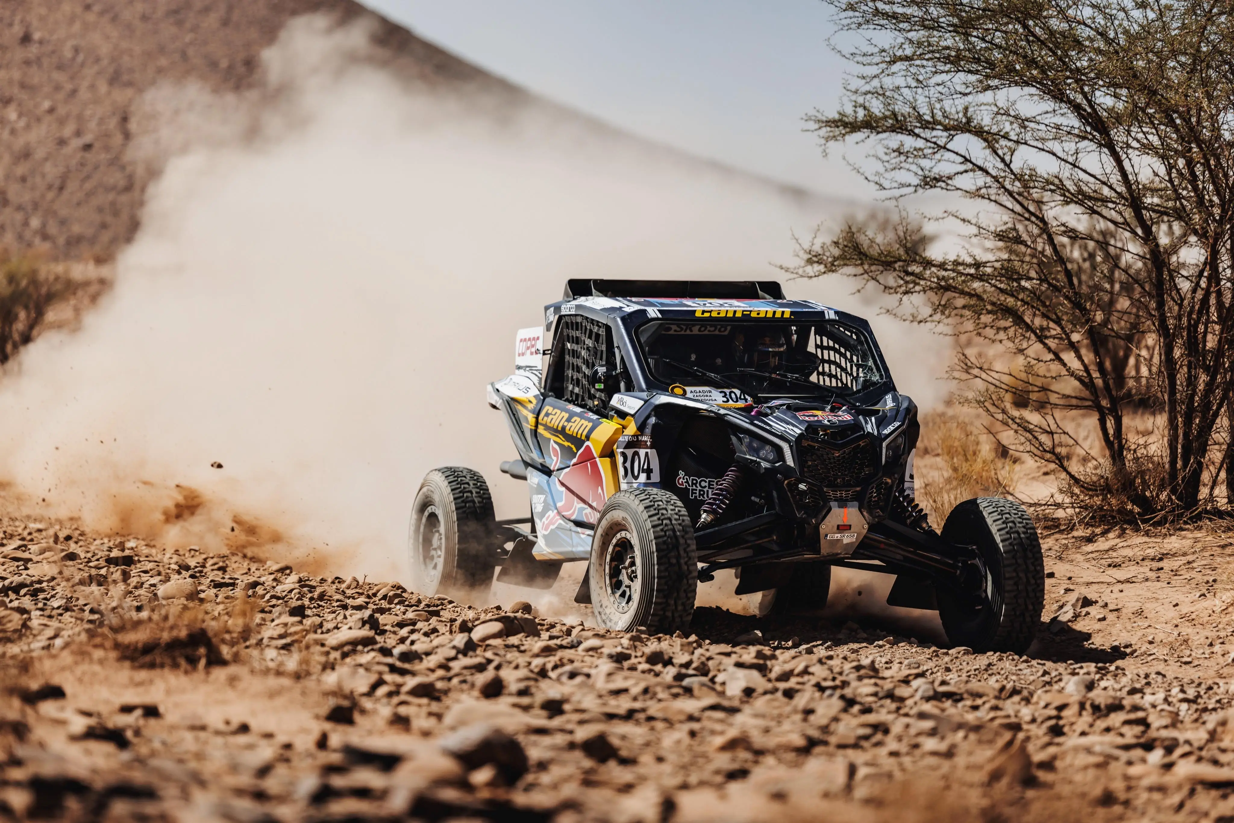 Abandonó la competencia: Chaleco dice adiós al Rally de Marruecos