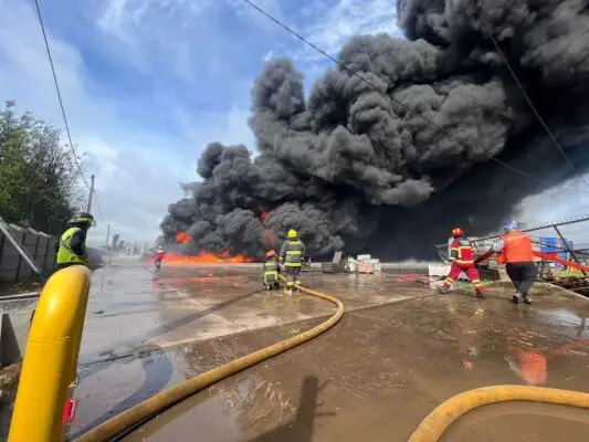 Holding Carozzi analiza presentar querella criminal por incendio en Teno